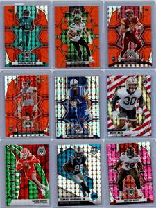 Mosaic Parallel Color Lot - Nine Card Lot