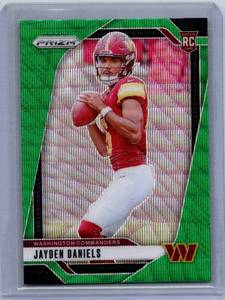 2024 Jayden Daniels RC Green Prizm