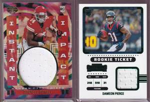 Cornell Powell and Dameon Pierce RC Jersey Cards