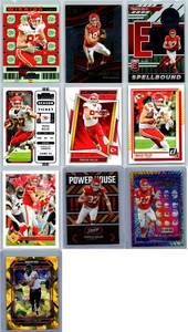 Travis Kelce Inserts and Base - Ten Card Lot