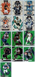 Multi-Color Mosaic Parallels - Thirteen Card Lot