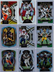 Select Die-Cut Parallels - Ten Card Lot