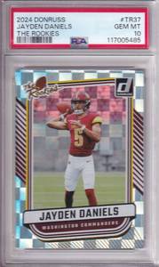 2024 Donruss Jayden Daniels RC The Rookies PSA Gem MT 10