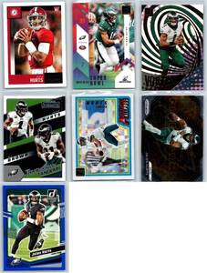 Jalen Hurts RC and Inserts - Seven Card Lot