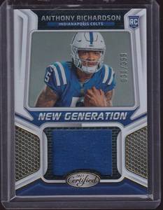 Anthony Richardson RC Jersey Card
