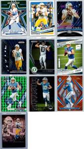 Justin Herbert Inserts and Base - Ten Card Lot
