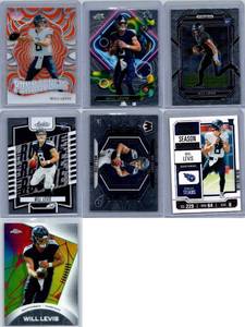Will Levis Rookies and Inserts - Seven Card Lot