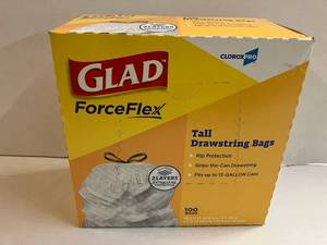 Glad ForceFlex Kitchen Trash Bags