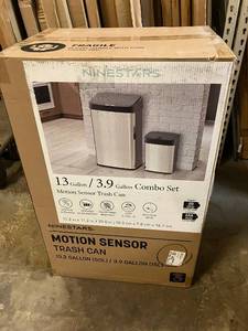 Motion Sensor Trash Can Set