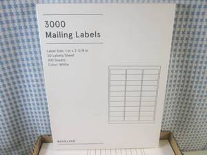 (CSB) 5 - 3000-Count Mailing Labels...