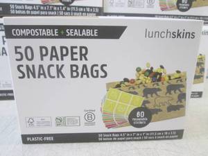 (CS) 5 - 50-Count Paper Snack Bags ...