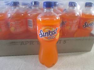 (A-4) 19 Bottles of Sunkist Orange ...