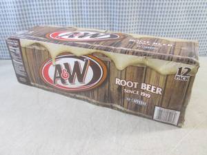 (A-4) 12-Pack of A&W Root Beer 12oz...