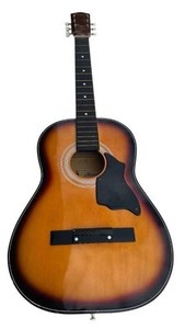 Vintage Harmony Sunburst Acoustic Parlor Guitar (Model H0401P) 36