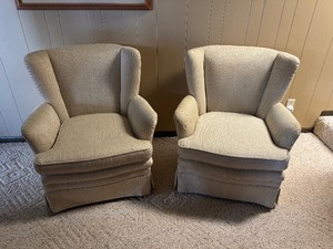 Set of 2 Wingback Chairs