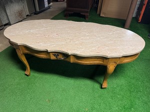 Vintage 1960’s Cultured Marble Top Coffee Table