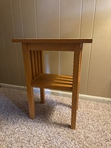 Solid Oak Side Table