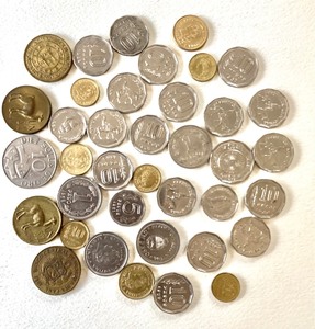 Group of Vintage South American, Central American and Caribbean Coins