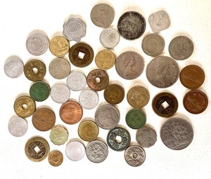 Group of Vintage SE Asia and India Coins