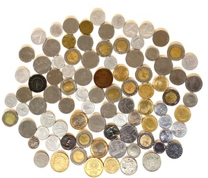 Group of Vintage Italian and Greek Coins