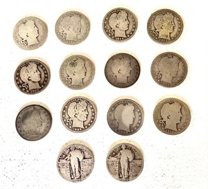 Group of Silver Quarters (1892-1926)