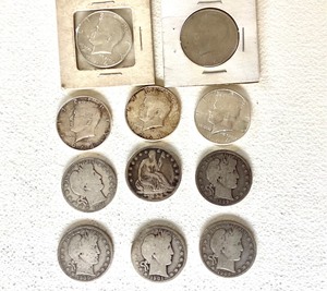 Group of Silver Half Dollars (1853-1904) (1964)