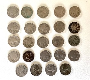 Group of Buffalo Nickels (1915-1937)