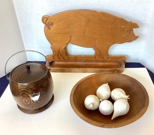 Group of Vintage Woodenwares