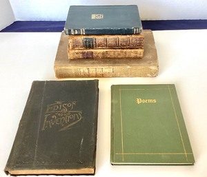 Group of Antique Books - Some Leatherbound