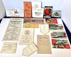 Group of Vintage Ephemera