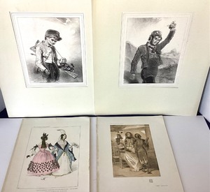 Group of 10 Antique European Etchings