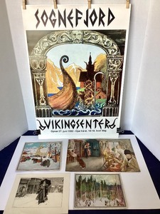 Group of Scandinavian Prints and Poster