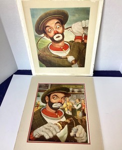 Pair of Leslie Emery Golf Lithographs #2