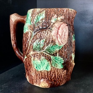 Antique Majolica Pitcher
