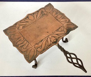 Antique Arts & Crafts Newcombe Copper Trivet
