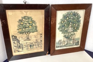 Pair of Currier and Ives  Kellogg Lithographs