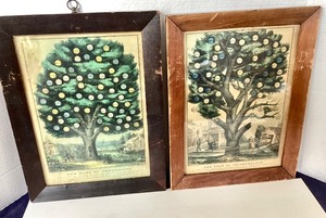 Pair of Antique Currier and Ives Lithographs