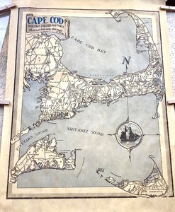 Pair of Vintage Cape Cod Maps