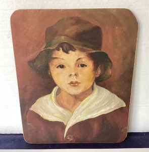 Small Unframed Antique Portrait of a Boy