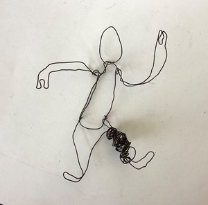 Folk Art Wirework Sculpture