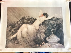 Louis Icart Lithograph Smoke