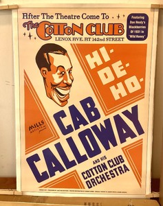 Cab Calloway Cotton Club Poster