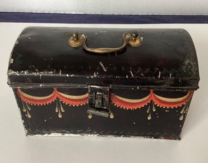 Antique Toleware Document Box
