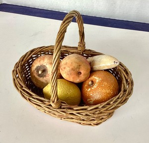 Basket of Antique Stone Fruit
