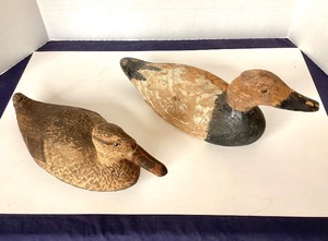 Pair of Antique Duck Decoys