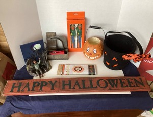 Group of Halloween Decor