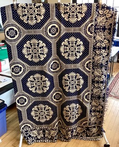 Antique Jacquard Coverlet