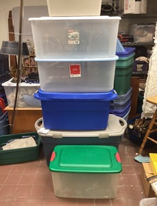 Group of Storage Tubs
