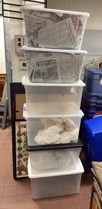 Group of Storage Tubs