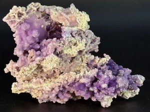 Exquisite&nbsplarge specimen of&nbspGrape Agate,&nbspa rare and stunning variety of&nbspbotryoidal purple chalcedony&nbspprimarily found in the Mamuju region of Sulawesi, Indonesia - (12 oz  342 g)